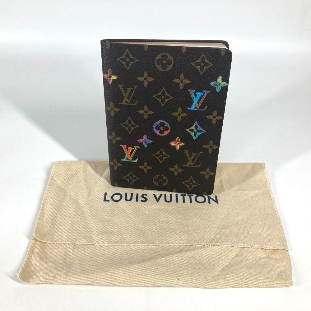LOUIS VUITTON GI0767 モノグラム カイエクレマンス レインボーロゴ ステーショナリー メモ帳 ノート ノートブック モノグラムキャンバス ユニセックス ブラウン - brandshop-reference