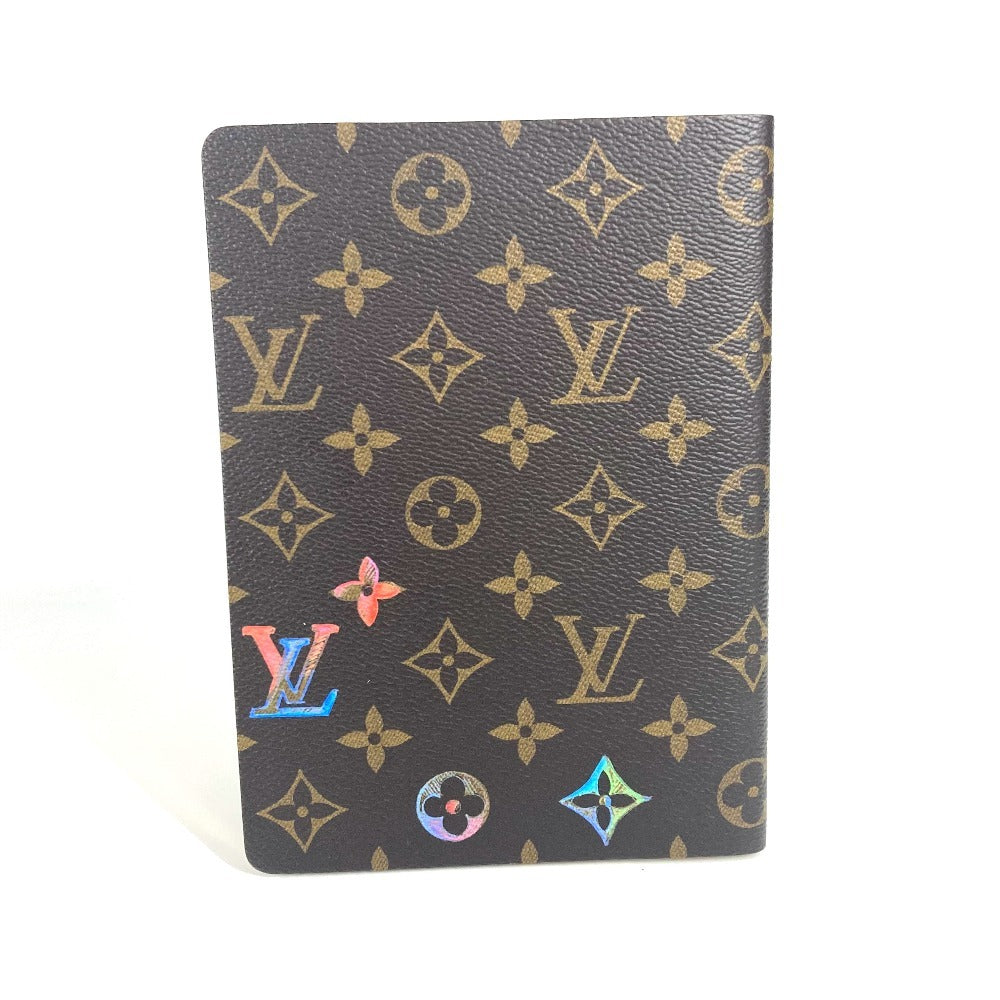 LOUIS VUITTON GI0767 モノグラム カイエクレマンス レインボーロゴ ステーショナリー メモ帳 ノート ノートブック モノグラムキャンバス ユニセックス ブラウン - brandshop-reference