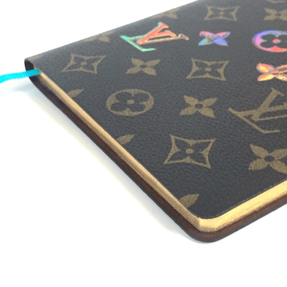 LOUIS VUITTON GI0767 モノグラム カイエクレマンス レインボーロゴ ステーショナリー メモ帳 ノート ノートブック モノグラムキャンバス ユニセックス ブラウン - brandshop-reference