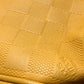 LOUIS VUITTON N41228 Damier Infini Tadao 2-Way Tote Bag in Damier Infini Leather, Men's Solar Yellow