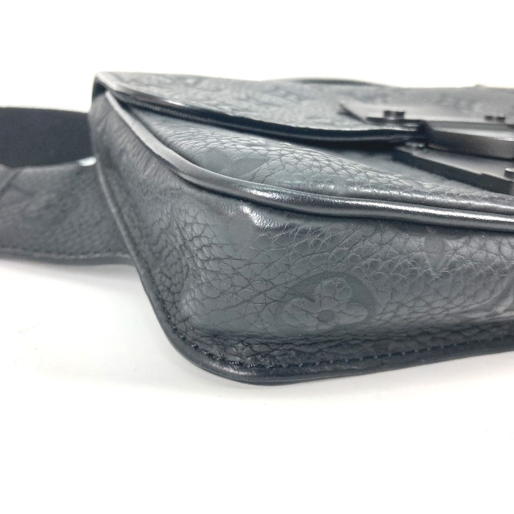 LOUIS VUITTON M58487 モノグラムアンプラント Sロック・スリングバッグ クロス ショルダーバッグ カバン ボディバッグ モノグラムアンプラントレザー メンズ ブラック