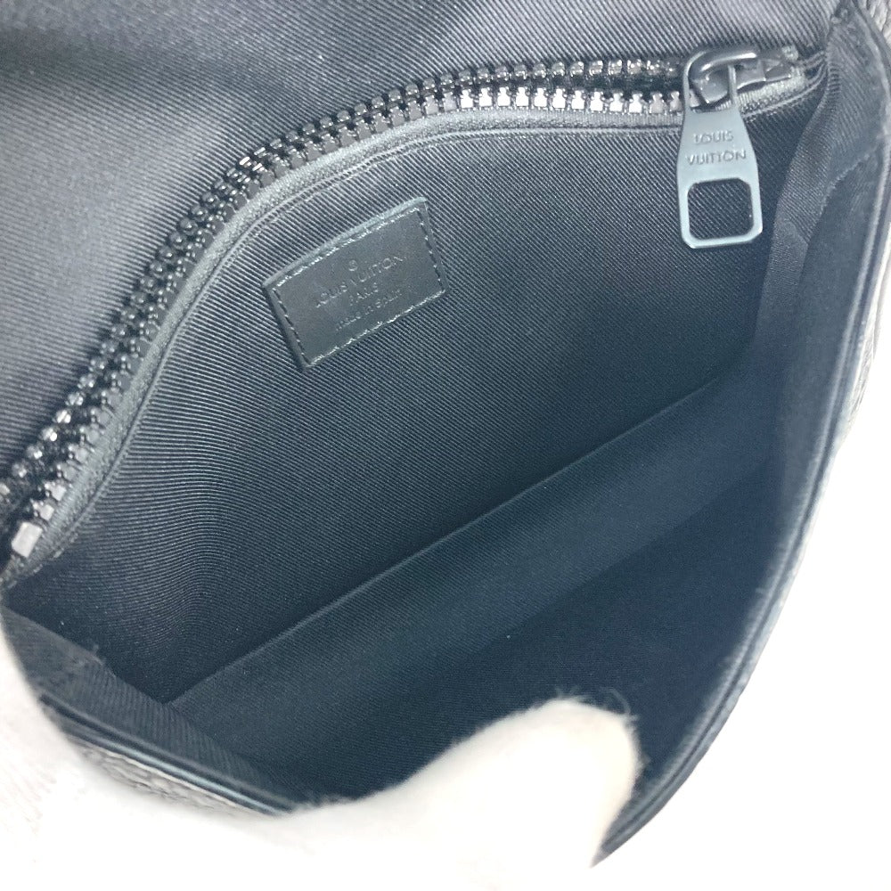 LOUIS VUITTON M58487 モノグラムアンプラント Sロック・スリングバッグ クロス ショルダーバッグ カバン ボディバッグ モノグラムアンプラントレザー メンズ ブラック