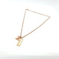 LOUIS VUITTON M69461 2020 Fall/Winter DJ Vocabulary Keyboard Pendant Chain Necklace in Rose Gold