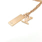 LOUIS VUITTON M69461 2020 Fall/Winter DJ Vocabulary Keyboard Pendant Chain Necklace in Rose Gold