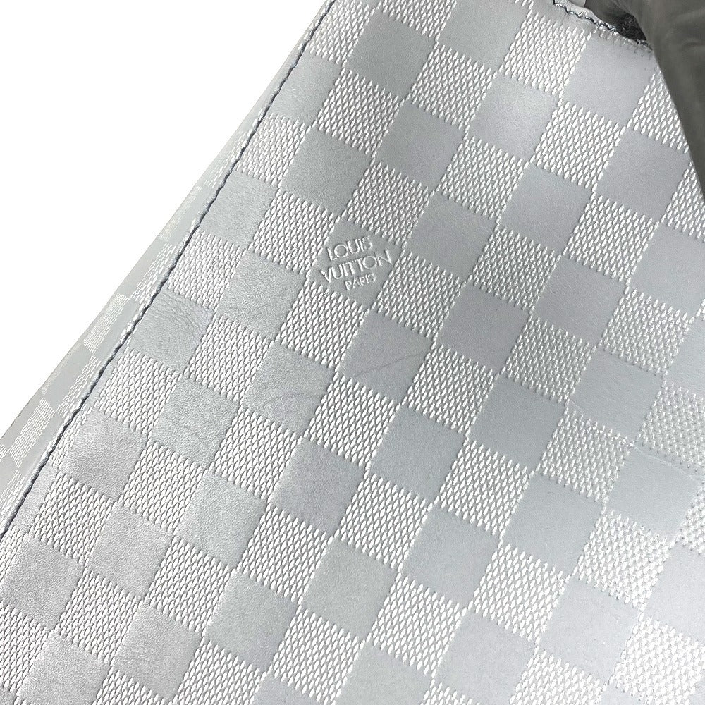 Louis Vuitton N40096 Damier Infini Backpack Bag Rucksack Damier Infini Leather Lelaki Gri Silver