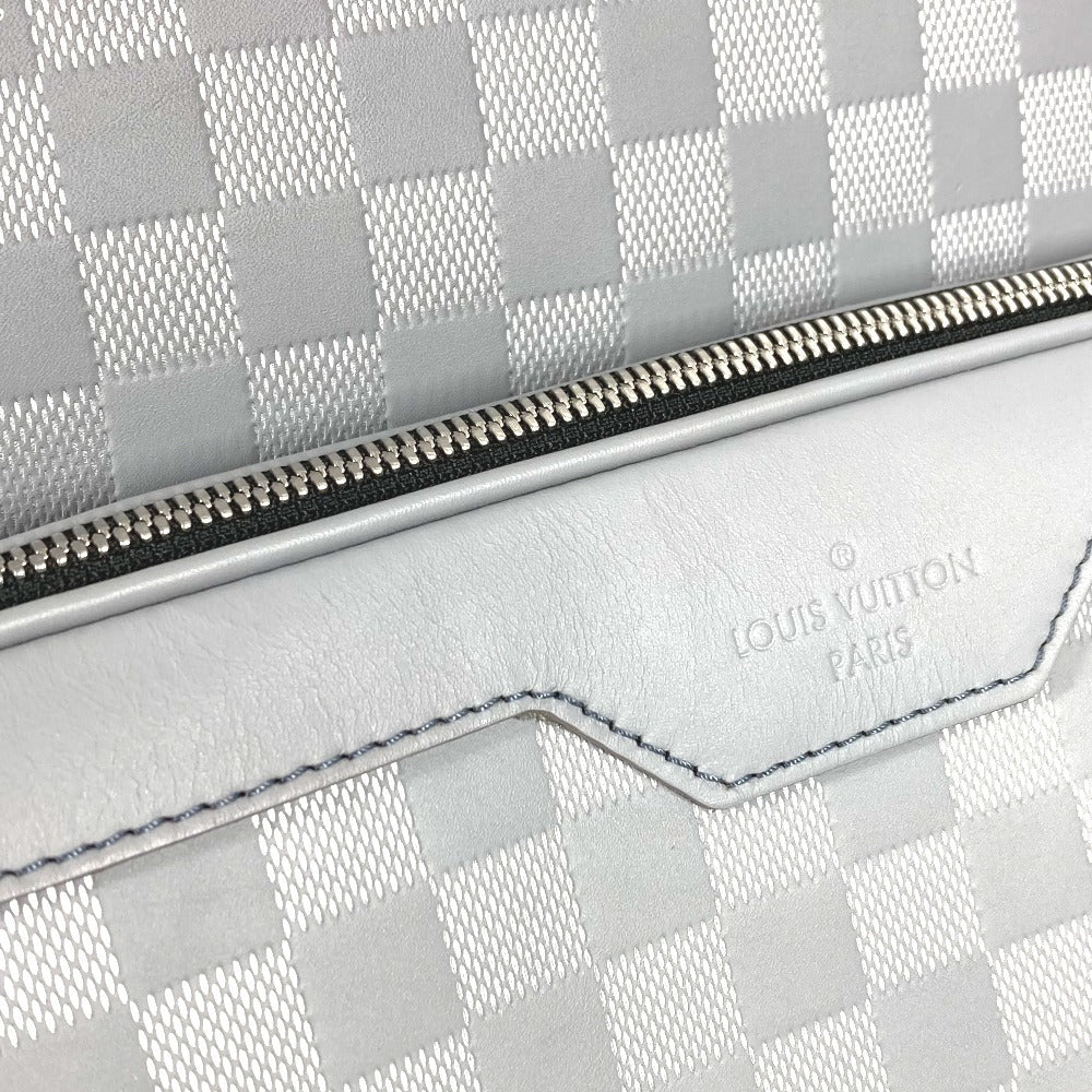 Louis Vuitton N40096 Damier Infini Backpack Bag Rucksack Damier Infini Leather Lelaki Gri Silver
