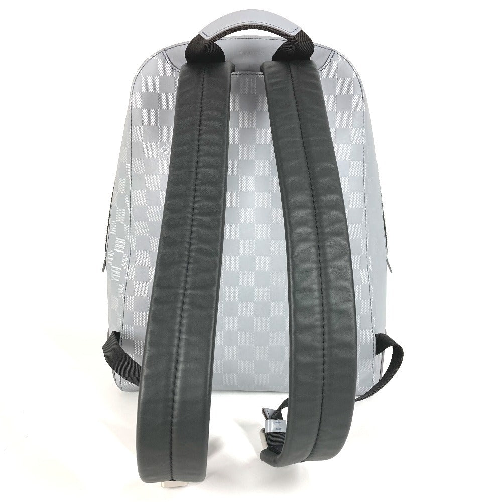 Louis Vuitton N40096 Damier Infini Backpack Bag Rucksack Damier Infini Leather Lelaki Gri Silver