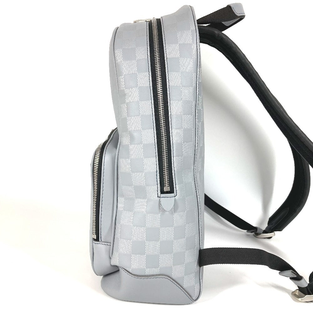 Louis Vuitton N40096 Damier Infini Backpack Bag Rucksack Damier Infini Leather Lelaki Gri Silver