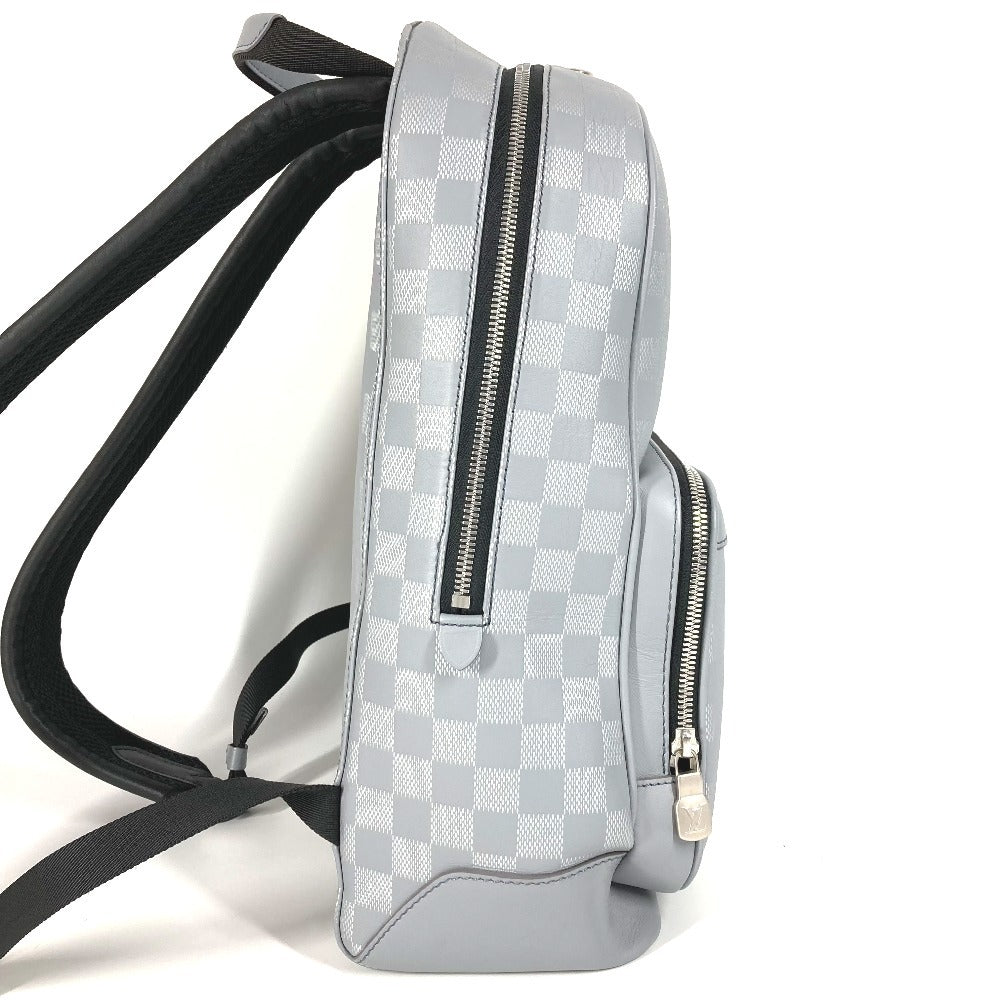 Louis Vuitton N40096 Damier Infini Backpack Bag Rucksack Damier Infini Leather Lelaki Gri Silver