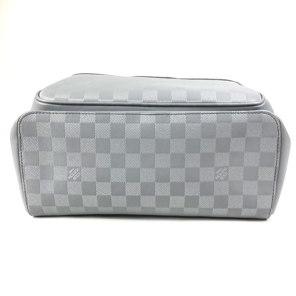 Louis Vuitton N40096 Damier Infini Backpack Bag Rucksack Damier Infini Leather Lelaki Gri Silver
