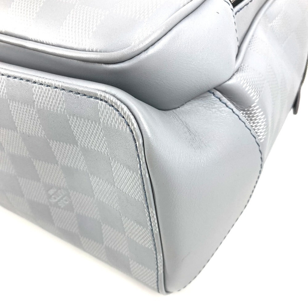 Louis Vuitton N40096 Damier Infini Backpack Bag Rucksack Damier Infini Leather Lelaki Gri Silver