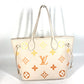 LOUIS VUITTON M46516 モノグラムアンプラント ネヴァーフルMM ショルダーバッグ カバン 肩掛け ポーチ付き トートバッグ モノグラムアンプラントレザー レディース ベージュ