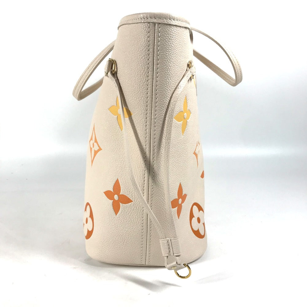 LOUIS VUITTON M46516 モノグラムアンプラント ネヴァーフルMM ショルダーバッグ カバン 肩掛け ポーチ付き トートバッグ モノグラムアンプラントレザー レディース ベージュ