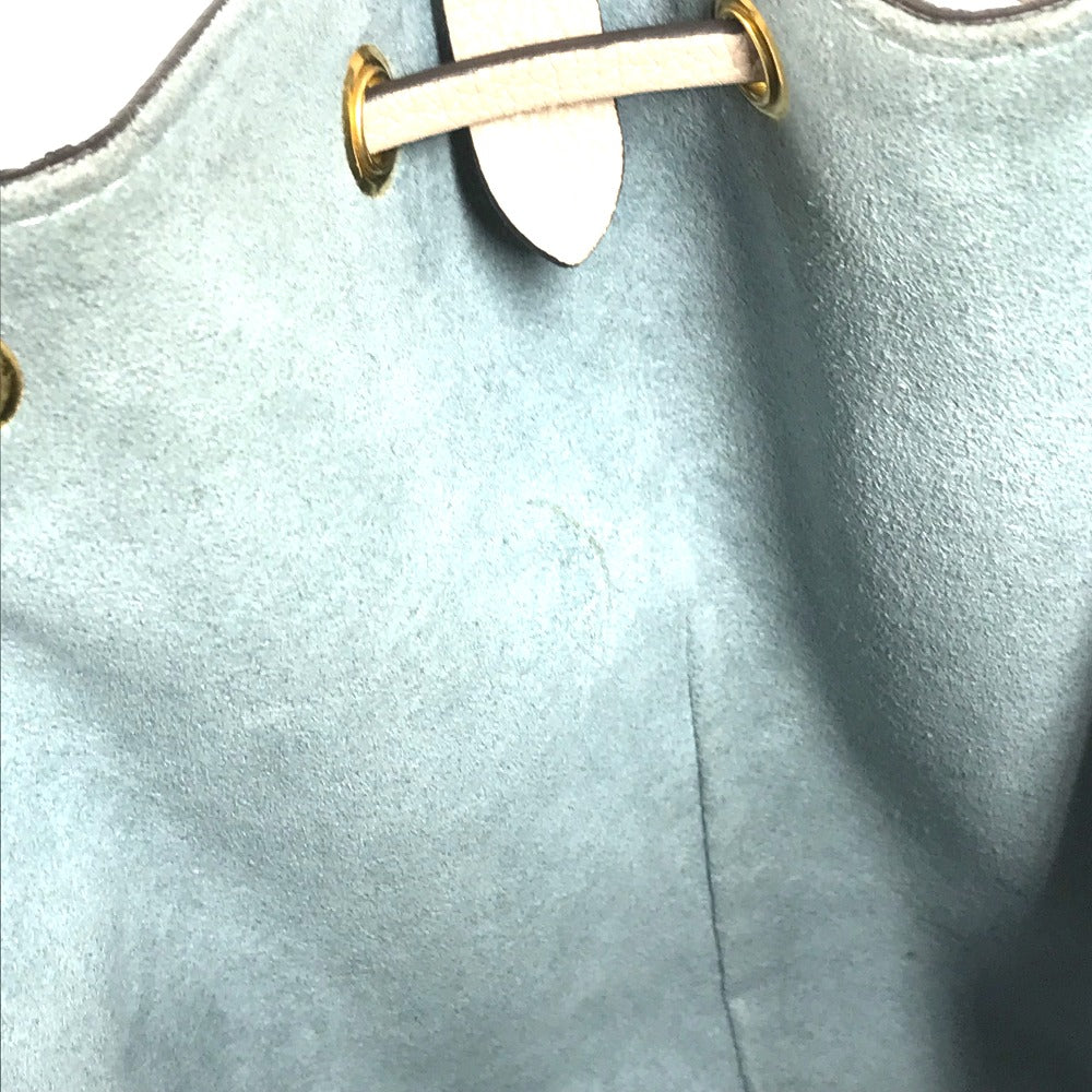 LOUIS VUITTON M57688 ハンドバッグ ロックミー バケットNV 2WAYバッグ 巾着 斜め掛け ショルダーバッグ レザー レディース サンドベージュ ベージュ