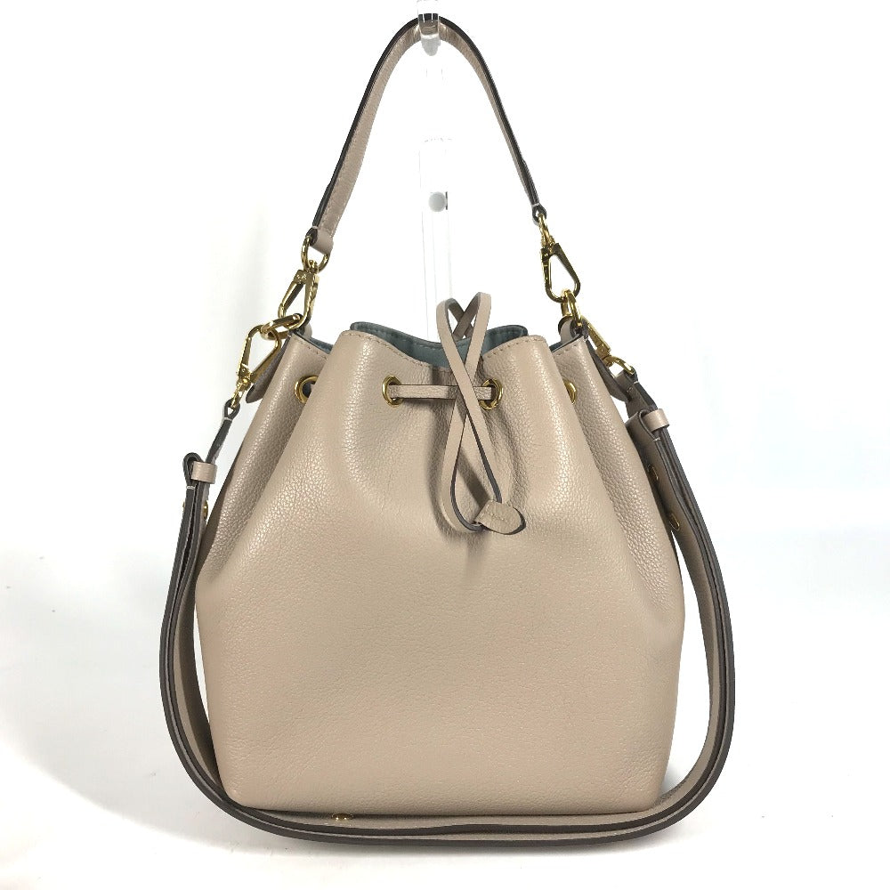 LOUIS VUITTON M57688 ハンドバッグ ロックミー バケットNV 2WAYバッグ 巾着 斜め掛け ショルダーバッグ レザー レディース サンドベージュ ベージュ
