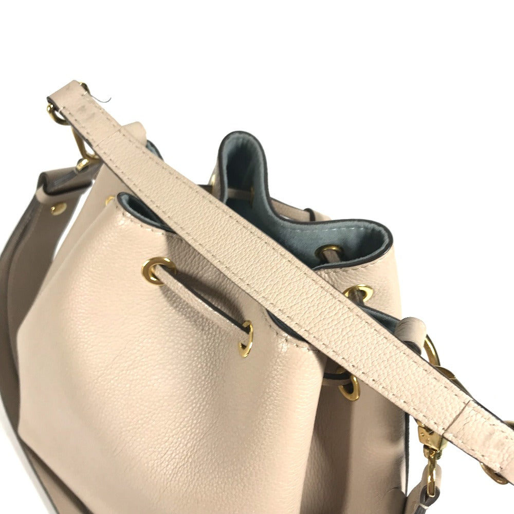 LOUIS VUITTON M57688 ハンドバッグ ロックミー バケットNV 2WAYバッグ 巾着 斜め掛け ショルダーバッグ レザー レディース サンドベージュ ベージュ
