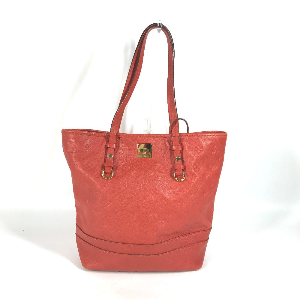 LOUIS VUITTON M40556 モノグラムアンプラント シタディンPM ポーチ付き 肩掛け バケツ ばけつ ショルダーバッグ モノグラムアンプラントレザー レディース レッド
