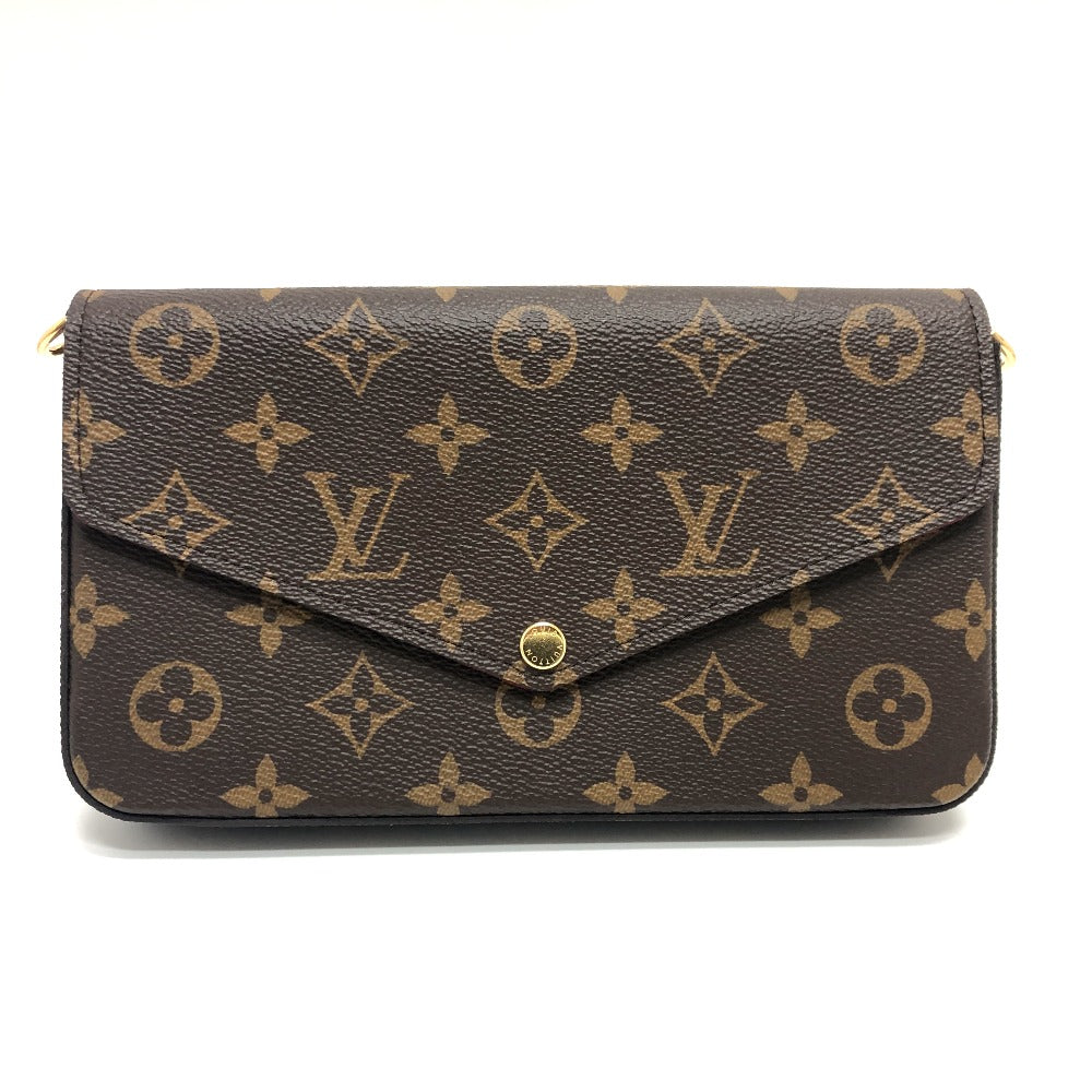 LOUIS VUITTON M81896 ポシェット・フェリシー ショルダーバック バック カバン 肩掛けバック 斜め掛けバック ショルダーバッグ モノグラムキャンバス レディース ブラウン