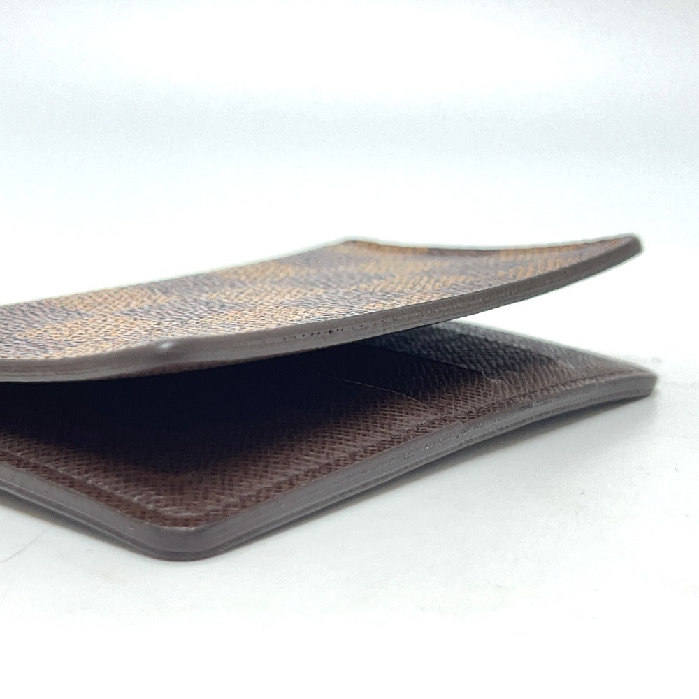 LOUIS VUITTON M60502 オーガナイザー ドゥ ポッシュ 名刺入れ ICケース カードケース ダミエキャンバス レディース エベヌ ブラウン - brandshop-reference