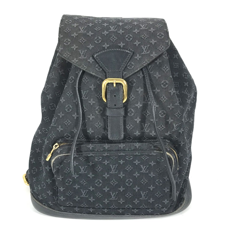 LOUIS VUITTON M92455 モノグラムミニ デニム モンスリGM カバン バックパック リュックサック モノグラムデニム レディース TSTブルー ブルー