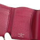 LOUIS VUITTON M62171 エピ ポルトフォイユ・ヴィクトリーヌ コンパクトウォレット 3つ折り財布 エピレザー レディース フューシャ パープル