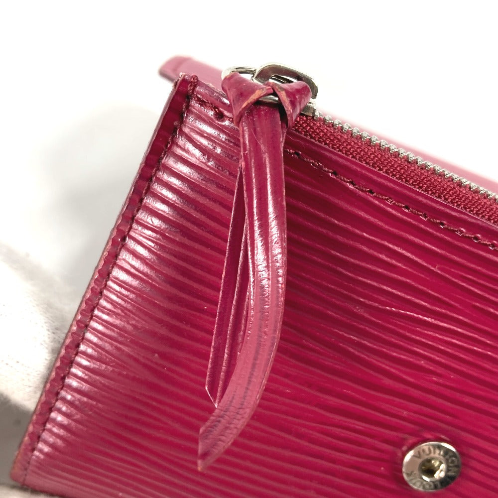 LOUIS VUITTON M62171 エピ ポルトフォイユ・ヴィクトリーヌ コンパクトウォレット 3つ折り財布 エピレザー レディース フューシャ パープル