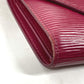LOUIS VUITTON M62171 エピ ポルトフォイユ・ヴィクトリーヌ コンパクトウォレット 3つ折り財布 エピレザー レディース フューシャ パープル