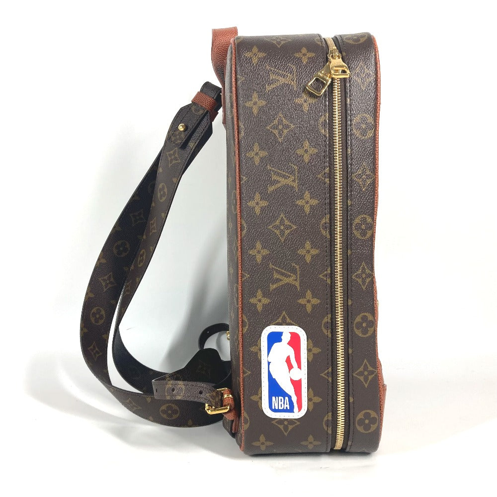 LOUIS VUITTON M45784 NBAコラボ シューズボックス バックパック カバン バックパック リュックサック モノグラムキャンバス メンズ ブラウン