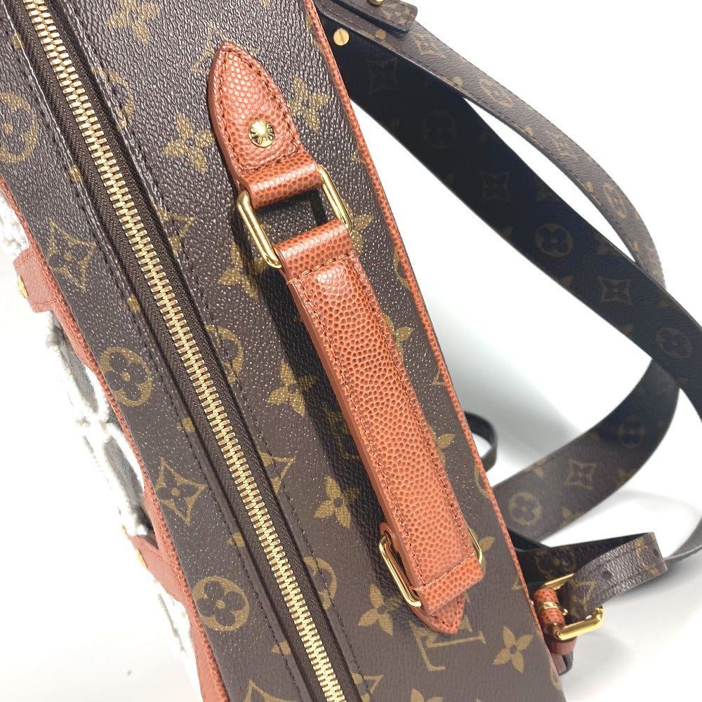 LOUIS VUITTON M45784 NBAコラボ シューズボックス バックパック カバン バックパック リュックサック モノグラムキャンバス メンズ ブラウン