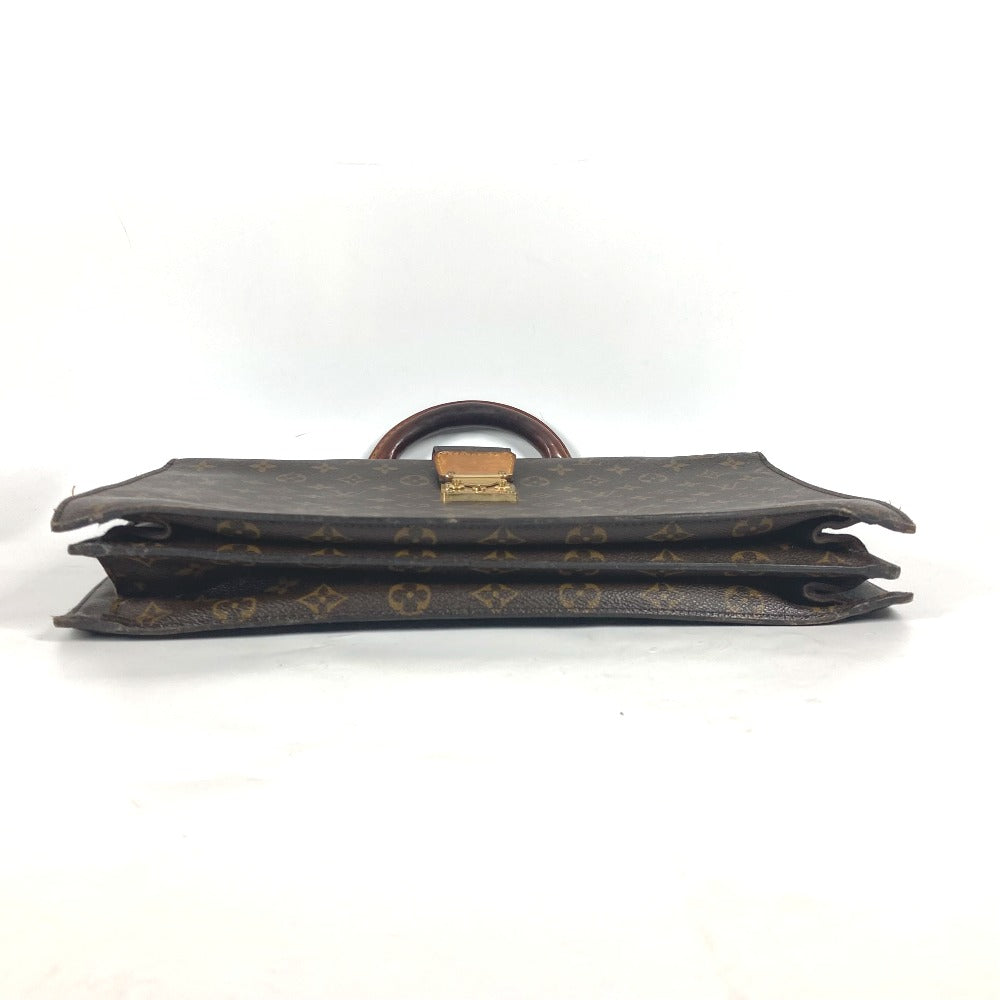 LOUIS VUITTON M53305 モノグラム セルヴィエット フェルモワール 書類バッグ カバン ブリーフケース ビジネスバッグ モノグラムキャンバス メンズ ブラウン