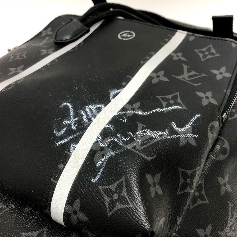LOUIS VUITTON M43409 エクリプス 藤原ヒロシ ザック フラグメント HIROSHI FUJIWARA コラボ カバン バッグ バックパック リュックサック キャンバス ユニセックス ブラック - brandshop-reference