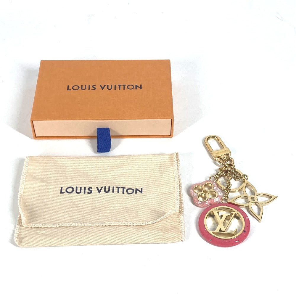 LOUIS VUITTON M64525 ポルトクレ カラーライン バッグチャーム キーホルダー メタル レディース