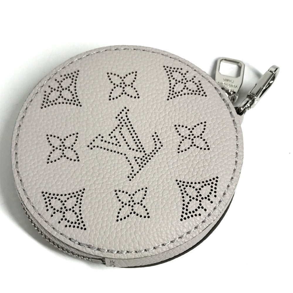 LOUIS VUITTON M57536 Monogram Mahina Bella 2-Way Bag Shoulder Bag Chain Bag Drawstring Handbag Monogram Mahina Leather Women's Brume Grey