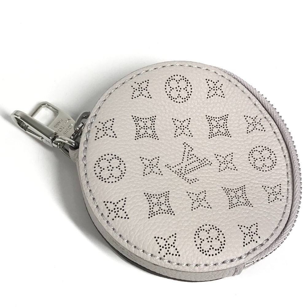 LOUIS VUITTON M57536 Monogram Mahina Bella 2-Way Bag Shoulder Bag Chain Bag Drawstring Handbag Monogram Mahina Leather Women's Brume Grey