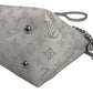 LOUIS VUITTON M57536 Monogram Mahina Bella 2-Way Bag Shoulder Bag Chain Bag Drawstring Handbag Monogram Mahina Leather Women's Brume Grey