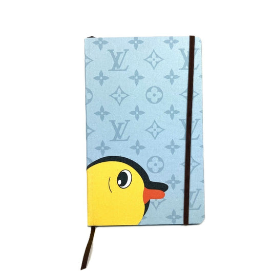 LOUIS VUITTON GI1119 モノグラム アヒル ノートブックMM・ジェーン ステーショナリー メモ帳 ノート ノートブック キャンバス ユニセックス ブルー - brandshop-reference