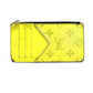 LOUIS VUITTON M30950 Taigalama Coin card-holder Wallet Coin Compartment coin purse Taiga Leather / MonogramCanvas yellow Used
