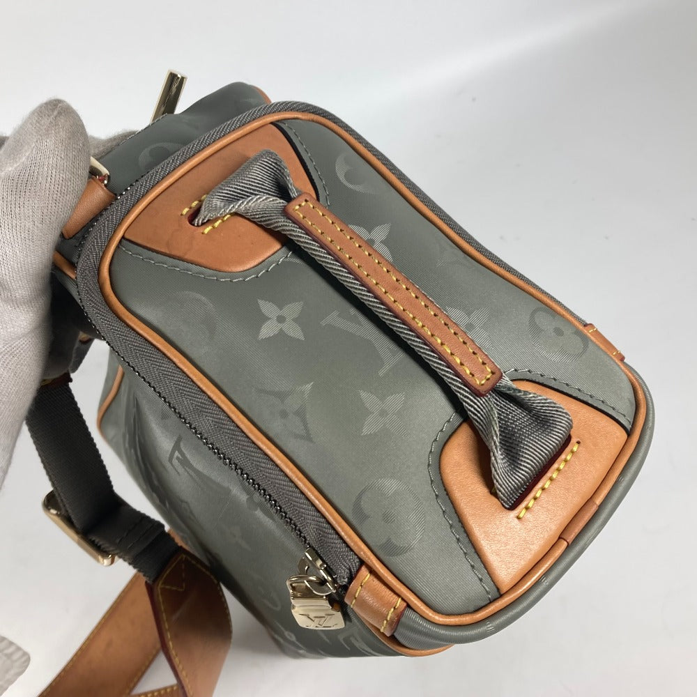 LOUIS VUITTON M43884 モノグラムチタニウム カメラバッグ 斜め掛け カバン ショルダーバッグ モノグラムキャンバス メンズ グレー