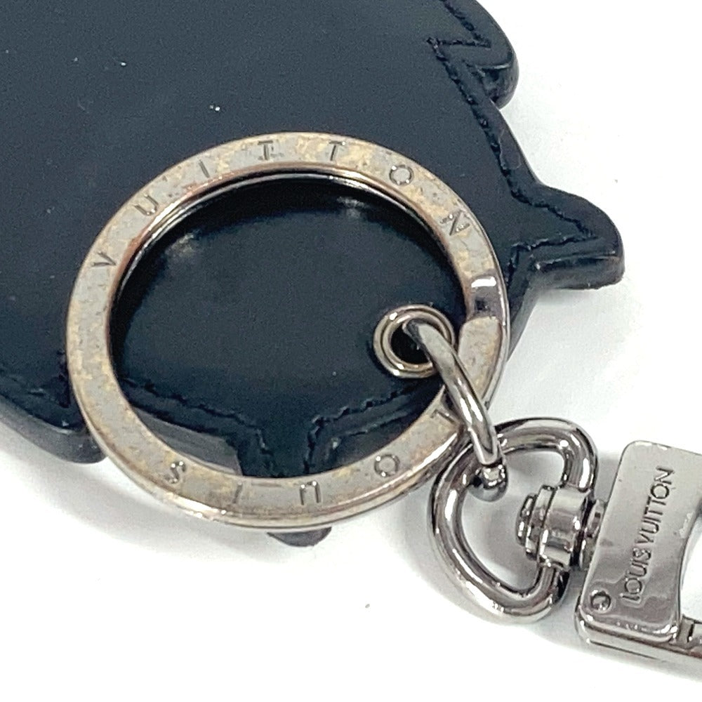 LOUIS VUITTON M69482 モノグラムエクリプス ポルト クレ・オウル バッグチャーム　フクロウ キーホルダー モノグラムエクリプスキャンバス ユニセックス ブラック - brandshop-reference