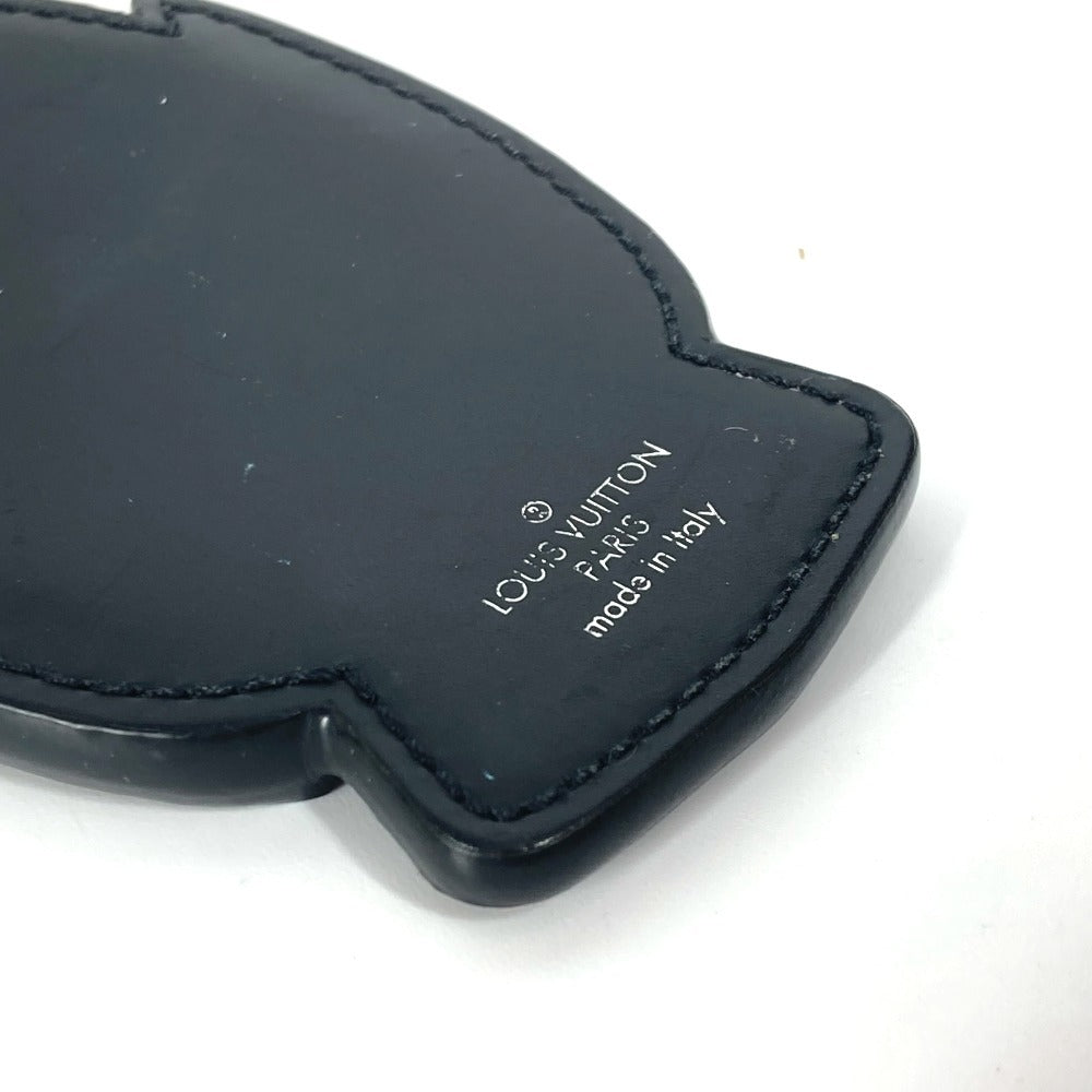 LOUIS VUITTON M69482 モノグラムエクリプス ポルト クレ・オウル バッグチャーム　フクロウ キーホルダー モノグラムエクリプスキャンバス ユニセックス ブラック - brandshop-reference