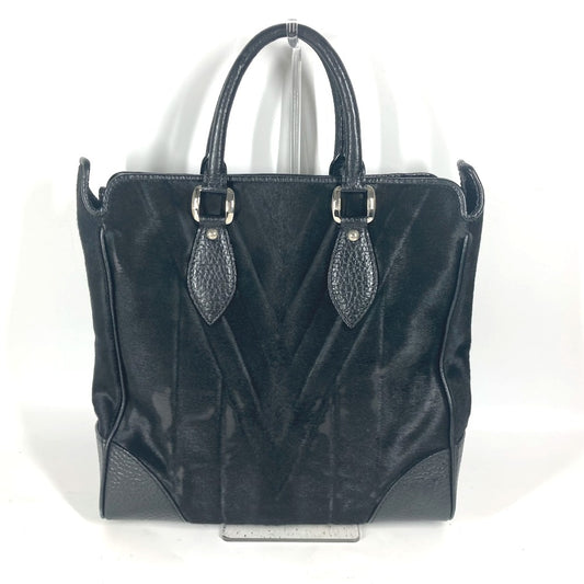 LOUIS VUITTON M95247 カバウィスラー ハンドバッグ カバン 肩掛け 縦型 ショルダーバッグ ハラコ ユニセックス ブラック - brandshop-reference