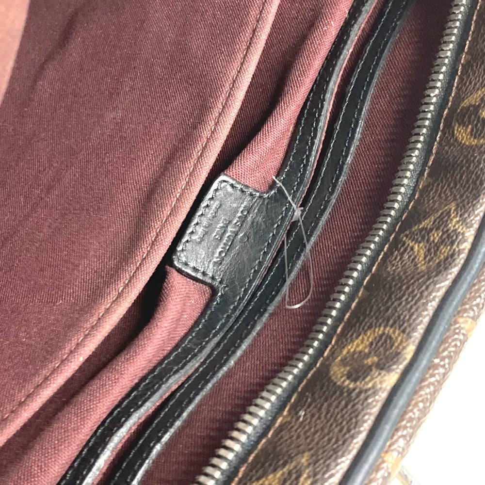 LOUIS VUITTON M56719 モノグラムマカサー ソフト ブリーフケース 2WAYバッグ ショルダーバッグ カバン 書類バッグ ビジネスバッグ モノグラムマカサーキャンバス メンズ ブラウン - brandshop-reference