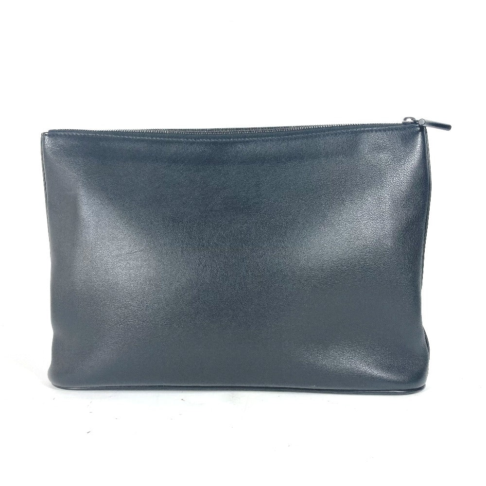 LOUIS VUITTON M63268 ダークアンフィニティ ポシェット コスモス ポーチ カバン クラッチバッグ レザー ユニセックス ブラック