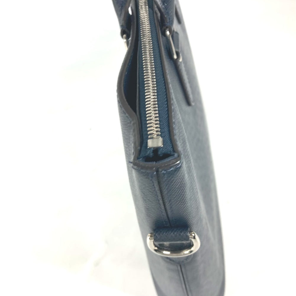 LOUIS VUITTON M33417　 タイガ アントン 2WAYバッグ カバン 斜め掛け ショルダーバッグ ビジネスバッグ タイガレザー ユニセックス ブルーマリーヌ ネイビー