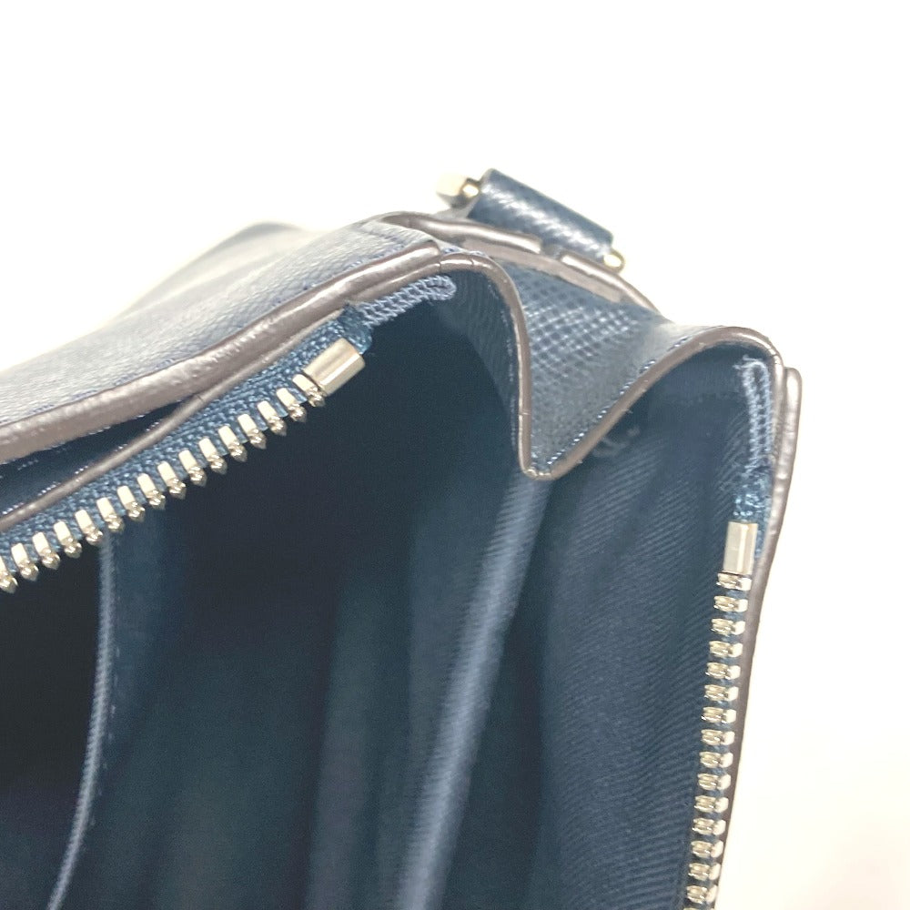 LOUIS VUITTON M33417　 タイガ アントン 2WAYバッグ カバン 斜め掛け ショルダーバッグ ビジネスバッグ タイガレザー ユニセックス ブルーマリーヌ ネイビー