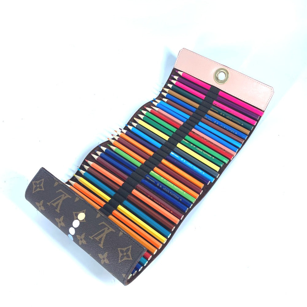 LOUIS VUITTON GI0374 モノグラム エトュイクレヨン 色鉛筆 40色 カラーペンシル 筆記具 文具 ステーショナリー 鉛筆 ウッド ユニセックス マルチカラー - brandshop-reference