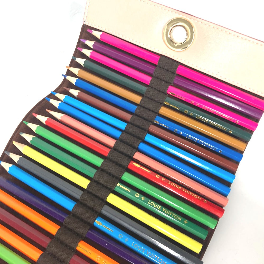 LOUIS VUITTON GI0374 モノグラム エトュイクレヨン 色鉛筆 40色 カラーペンシル 筆記具 文具 ステーショナリー 鉛筆 ウッド ユニセックス マルチカラー - brandshop-reference