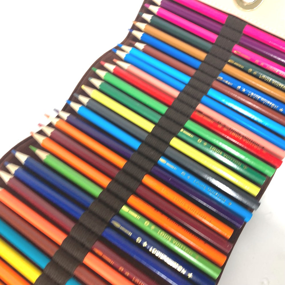 LOUIS VUITTON GI0374 モノグラム エトュイクレヨン 色鉛筆 40色 カラーペンシル 筆記具 文具 ステーショナリー 鉛筆 ウッド ユニセックス マルチカラー - brandshop-reference