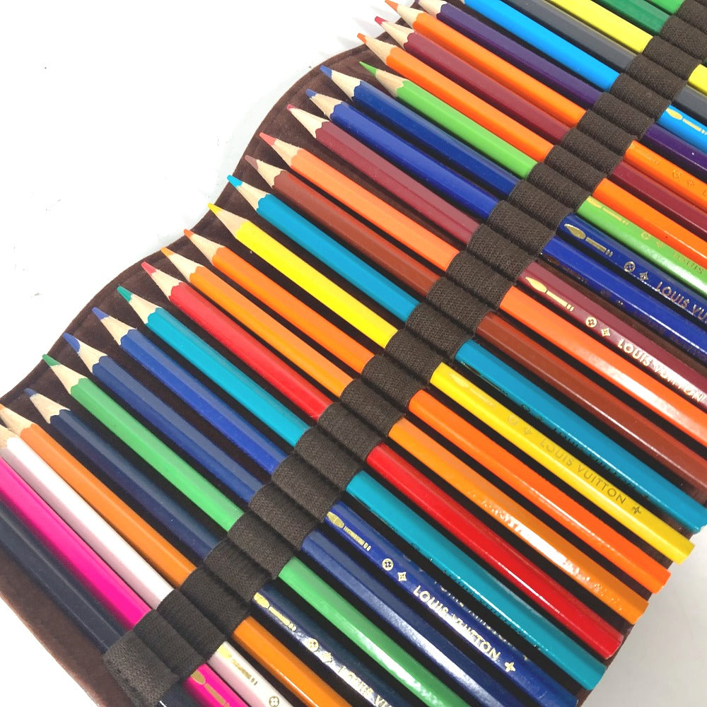 LOUIS VUITTON GI0374 モノグラム エトュイクレヨン 色鉛筆 40色 カラーペンシル 筆記具 文具 ステーショナリー 鉛筆 ウッド ユニセックス マルチカラー - brandshop-reference