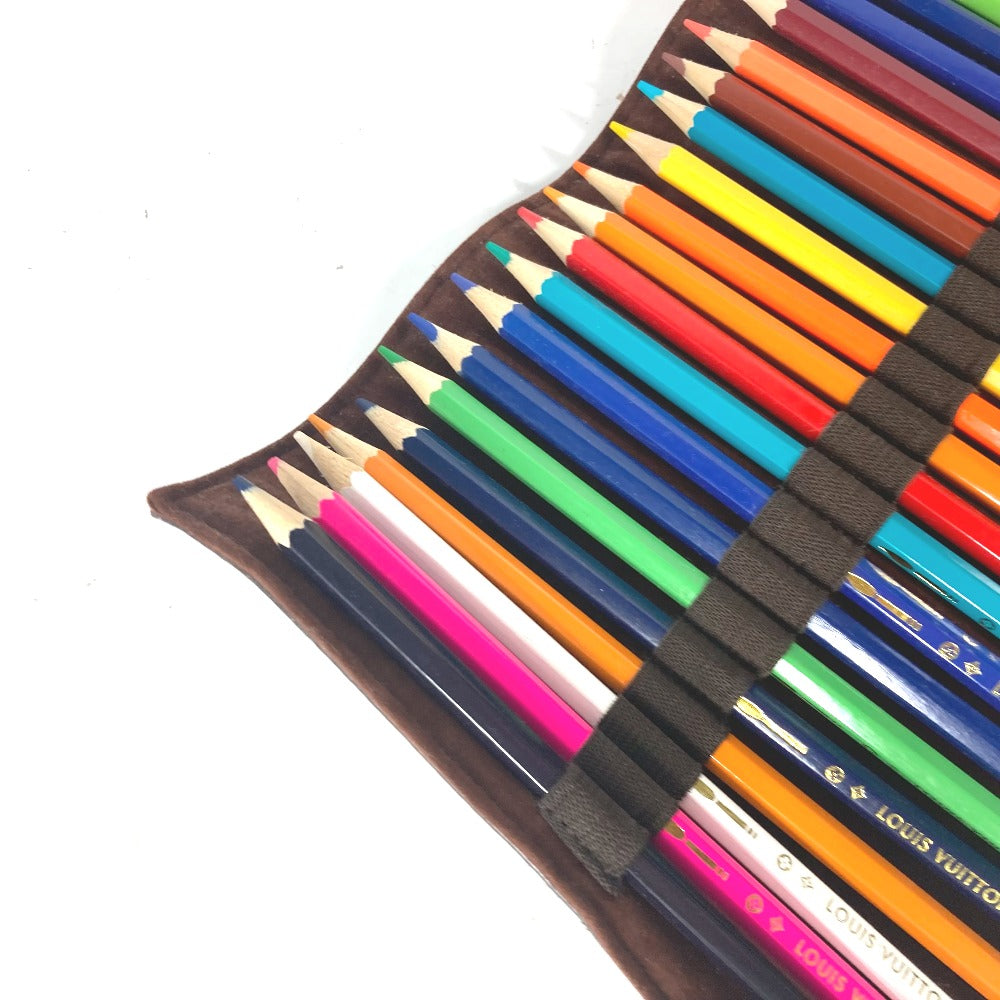 LOUIS VUITTON GI0374 モノグラム エトュイクレヨン 色鉛筆 40色 カラーペンシル 筆記具 文具 ステーショナリー 鉛筆 ウッド ユニセックス マルチカラー - brandshop-reference